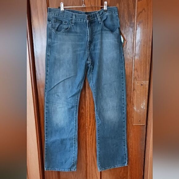 Men's Calvin Klein Bootcut Blue Jeans 34 Waist Inseam 32 - Picture 2 of 14